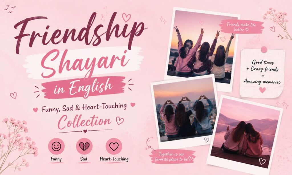 _Friendship Shayari in English