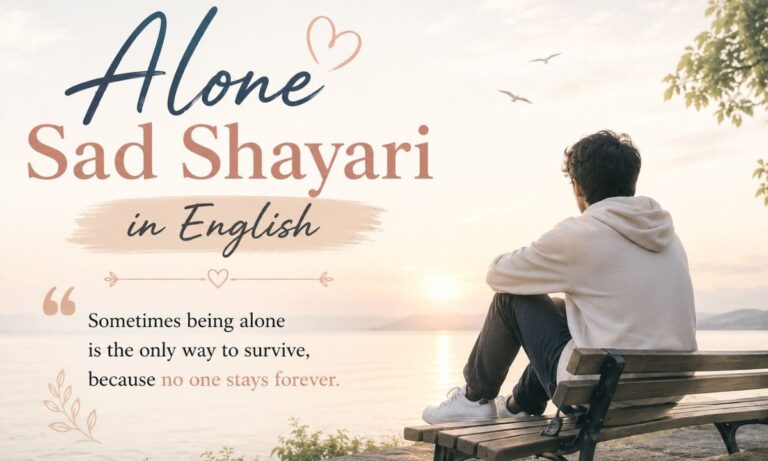 Alone Sad Shayari in English