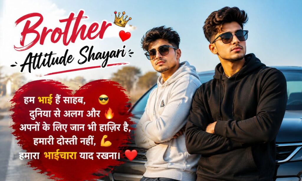 Brother Attitude Shayari