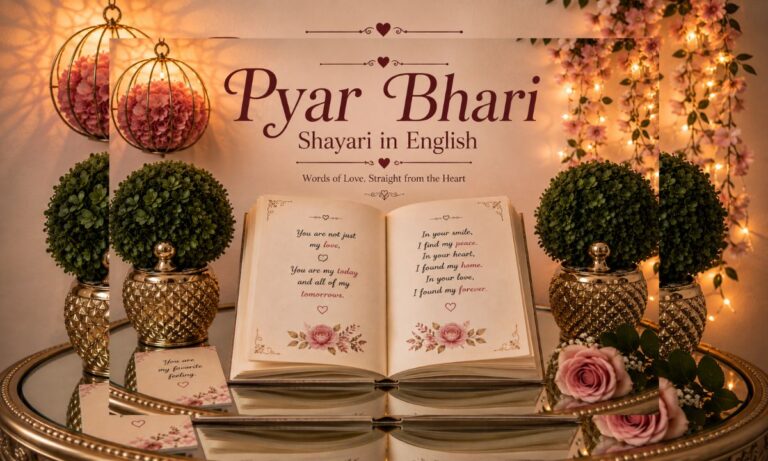 Pyar Bhari Shayari in English