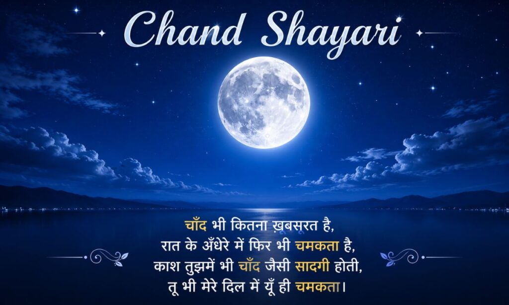 chand shayari