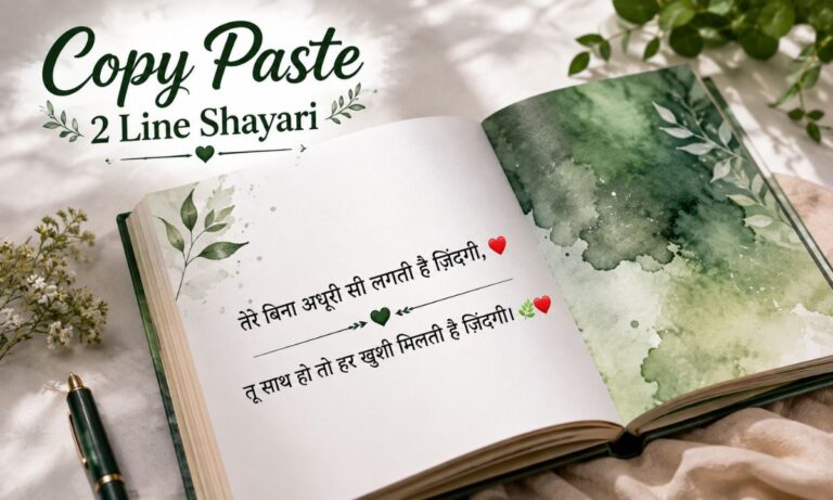 copy paste 2 line shayari