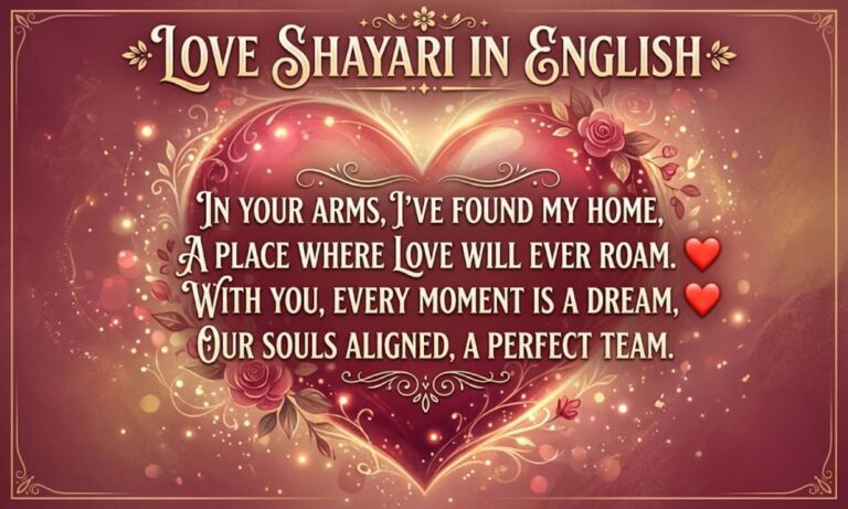 love shayari in english
