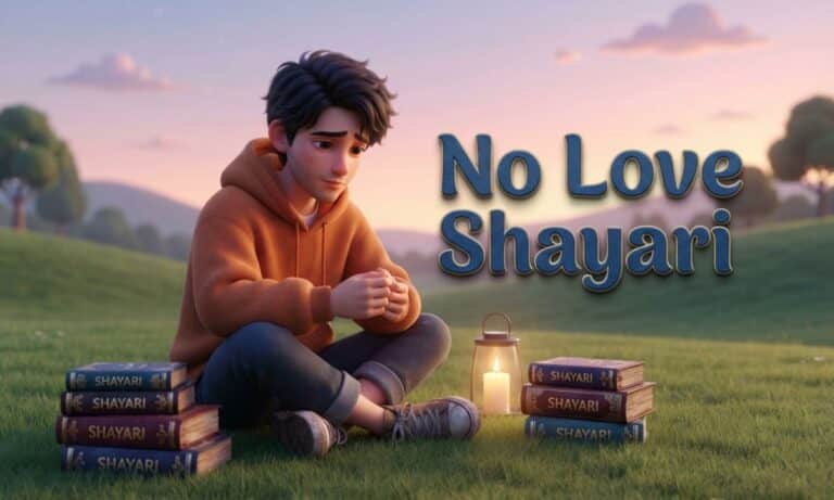 no love shayari