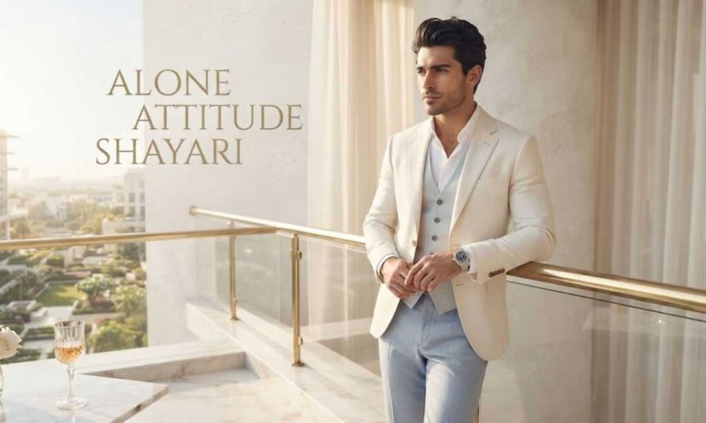 alone attitude shayri