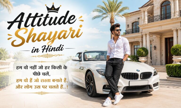 attitude shayari in hindi