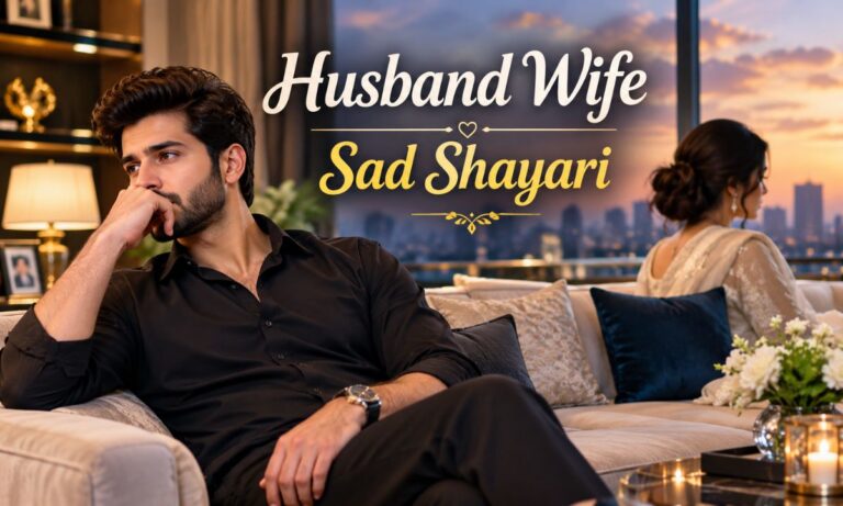 husband wife sad shayari